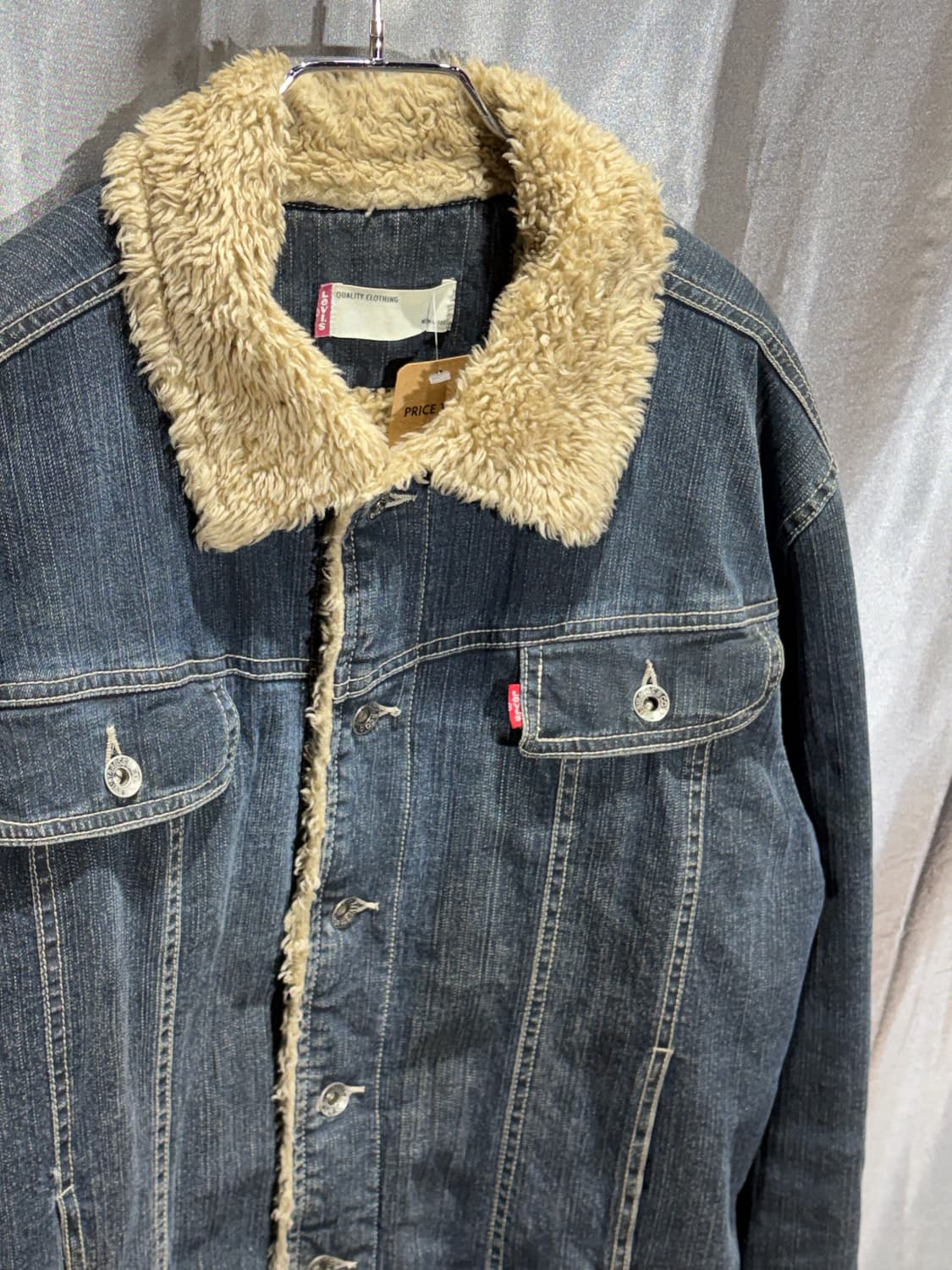 L 리바이스 워시드 쉐르파 투포켓 데님자켓 상품이미지4