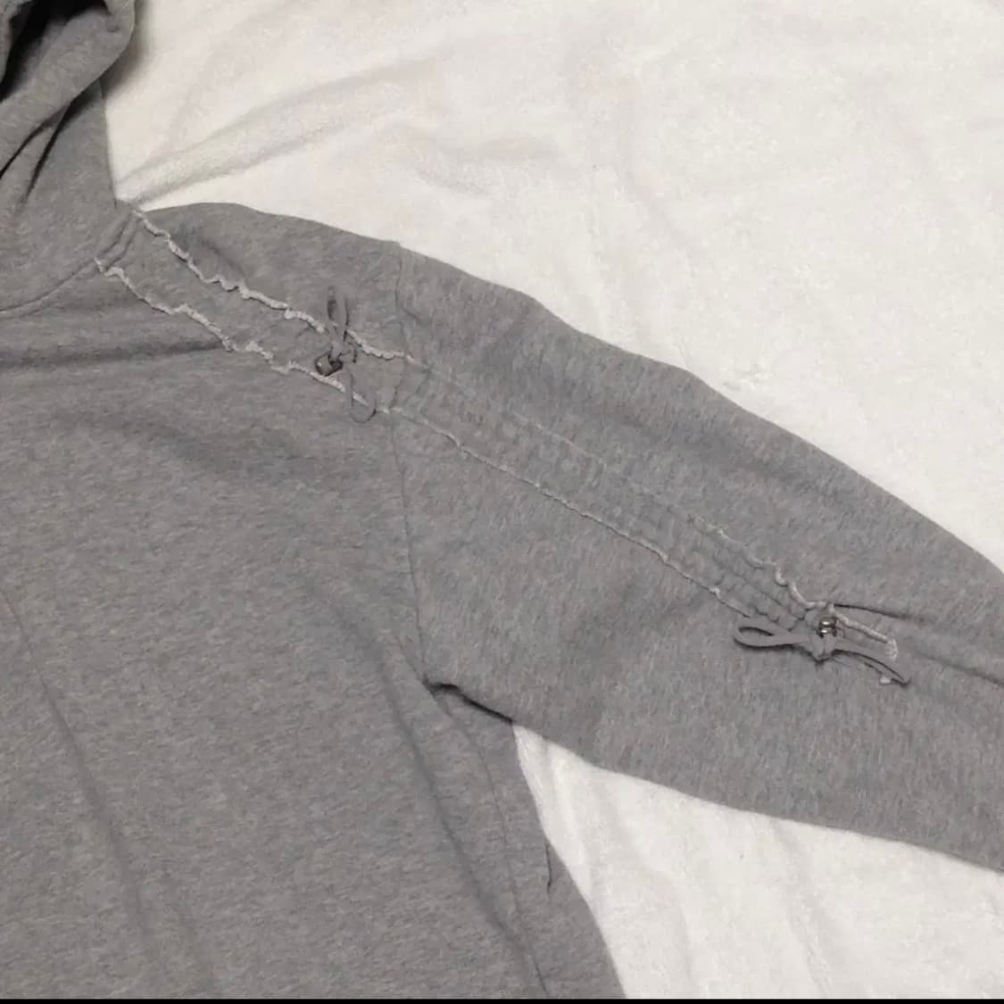 오디너리 홀리데이 셔링 오버핏 후드티 상품이미지7