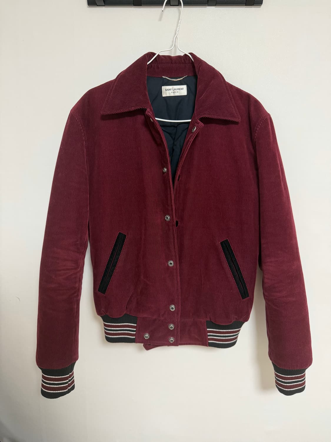 생로랑 17AW 코듀로이 테디자켓 44사이즈 상품이미지1