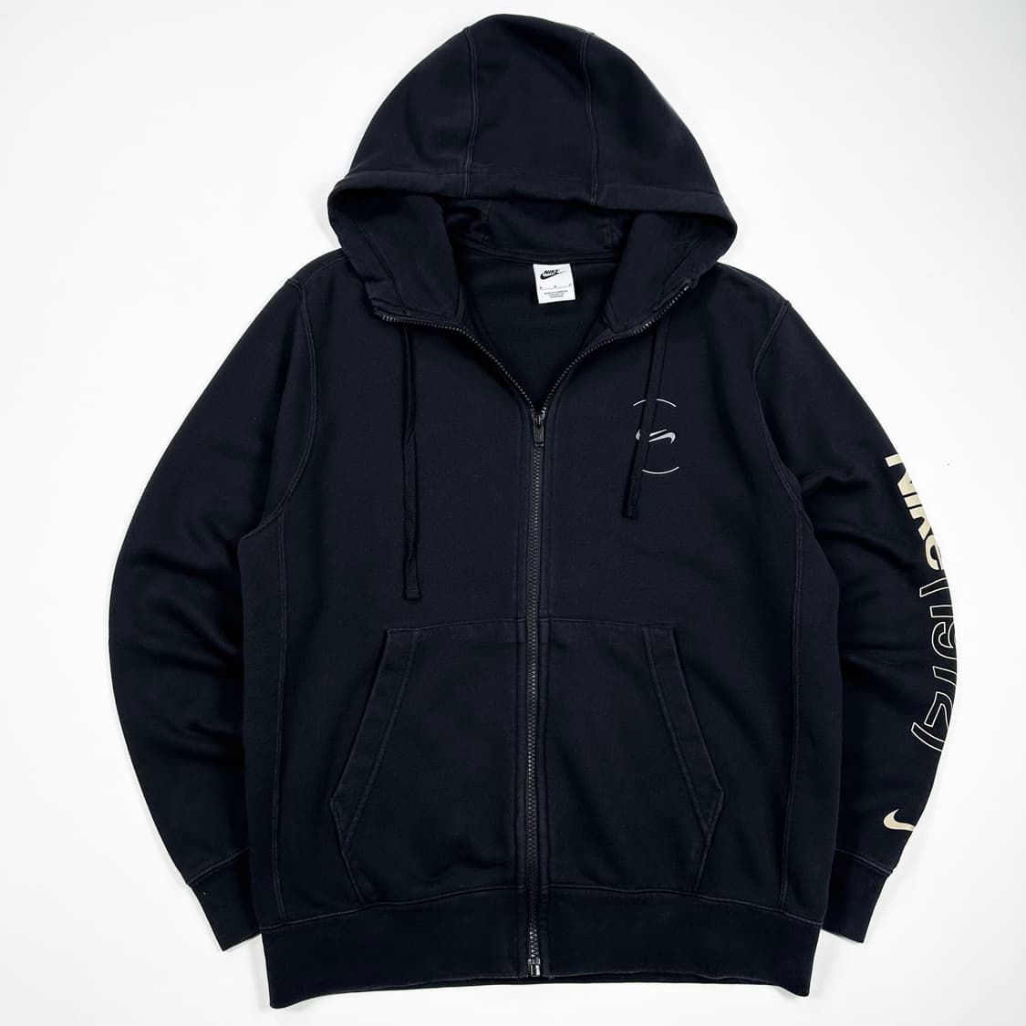 나이키 백로고 프린팅 풀오버 후드집업 블랙 M 상품이미지1