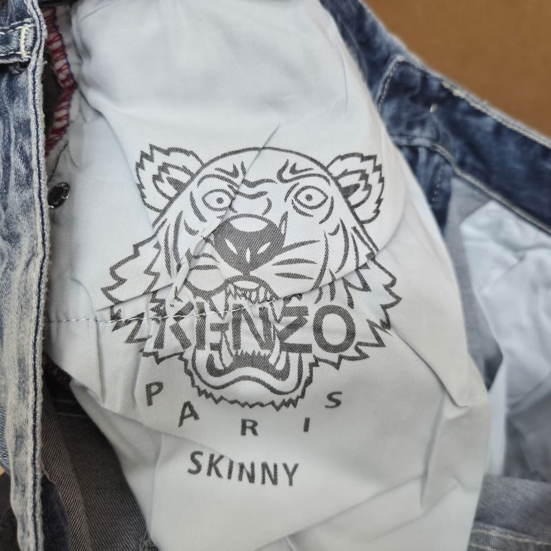 겐조(KENZO) 로고 패치 데님 쇼츠 상품이미지8