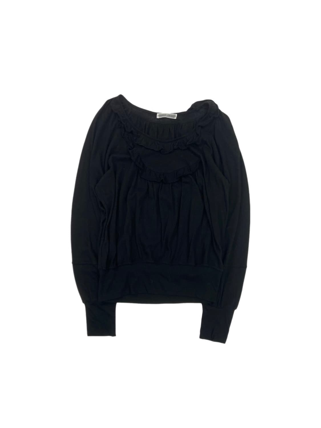 Tsumori chisato .. black ruffle tOp 상품이미지1
