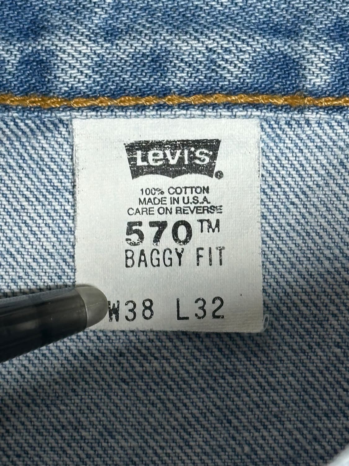 리바이스 570 배기핏 90s 상품이미지4