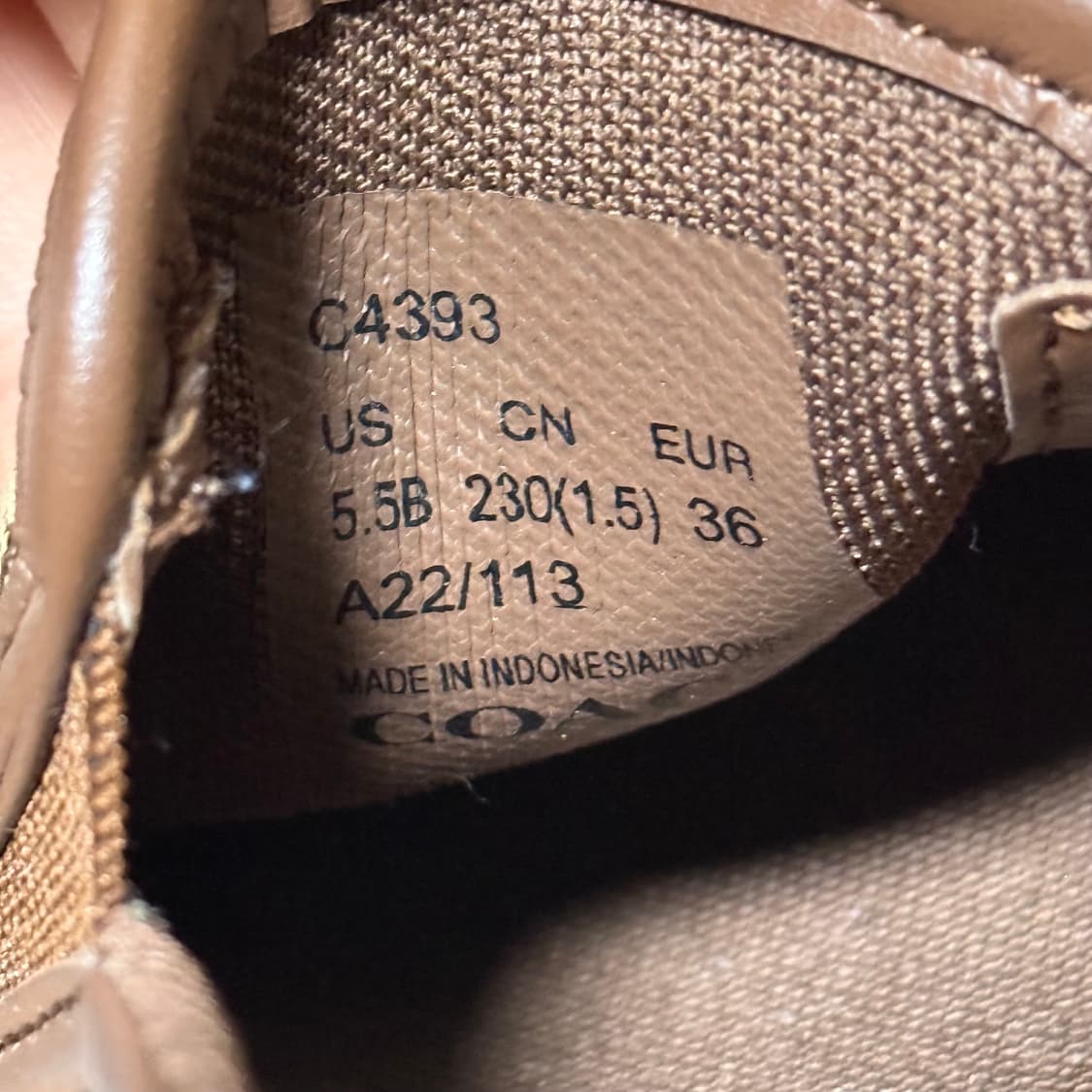 [정가 13만원] 코치 웰스 슬립온 230 상품이미지6