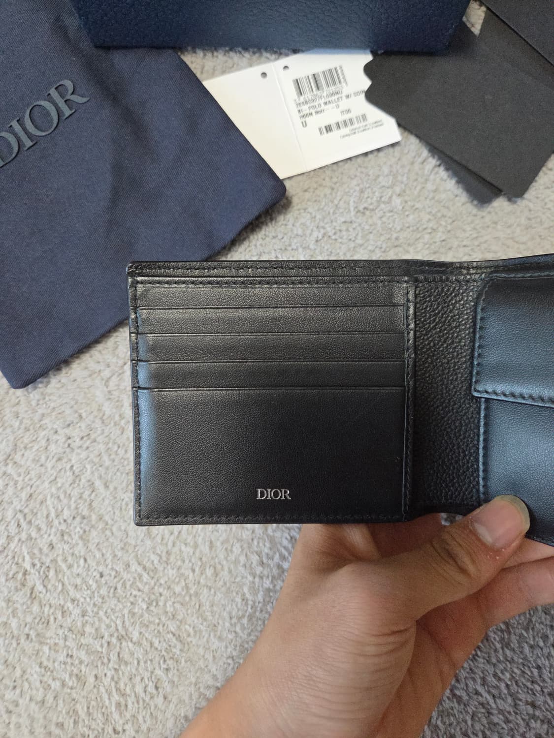 [정품/풀구성] 디올 그래비티 오블리크 코인 반지갑 상품이미지5