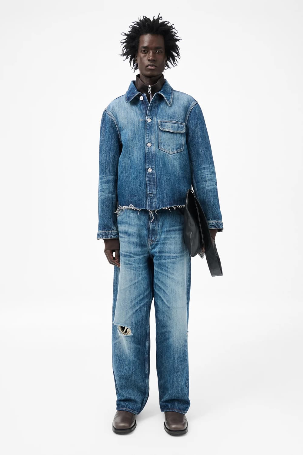 [48,50,52]아워레가시 25fw CUT REBIRTH 데님 자켓 상품이미지7