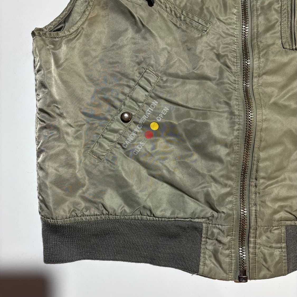 U.S. AIR FORCE 무드 빈티지 나일론 베스트 상품이미지2