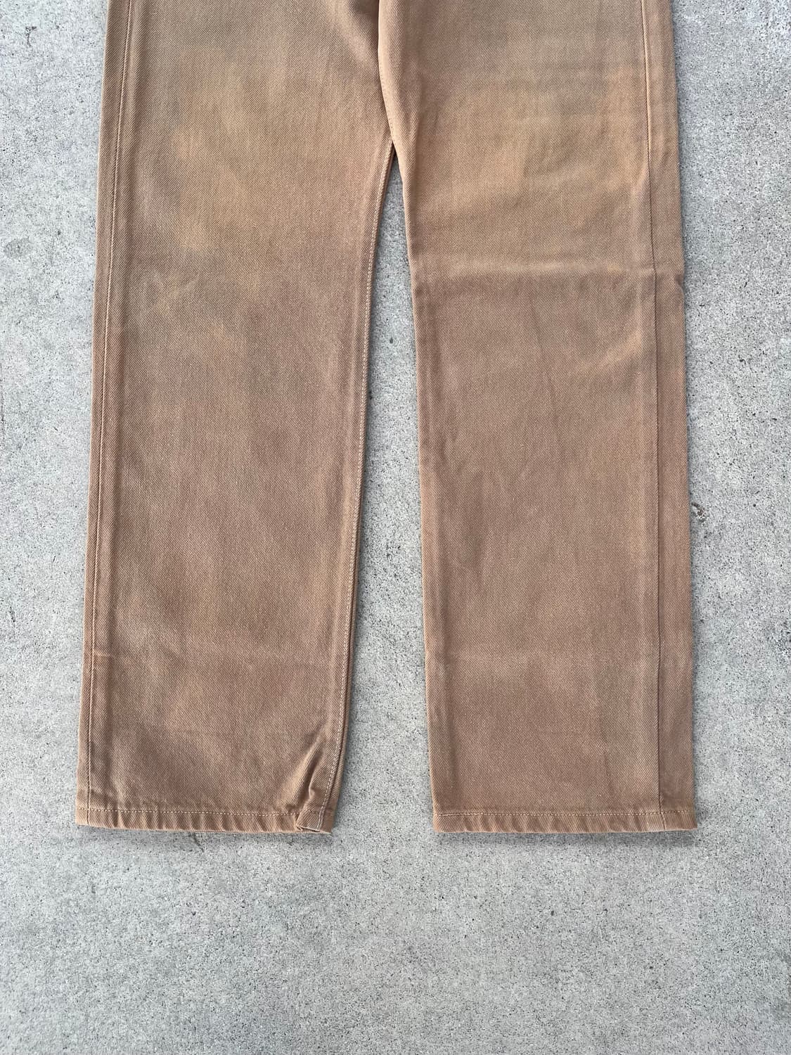 빈티지 리바이스 501 데님 팬츠 브라운 상품이미지5