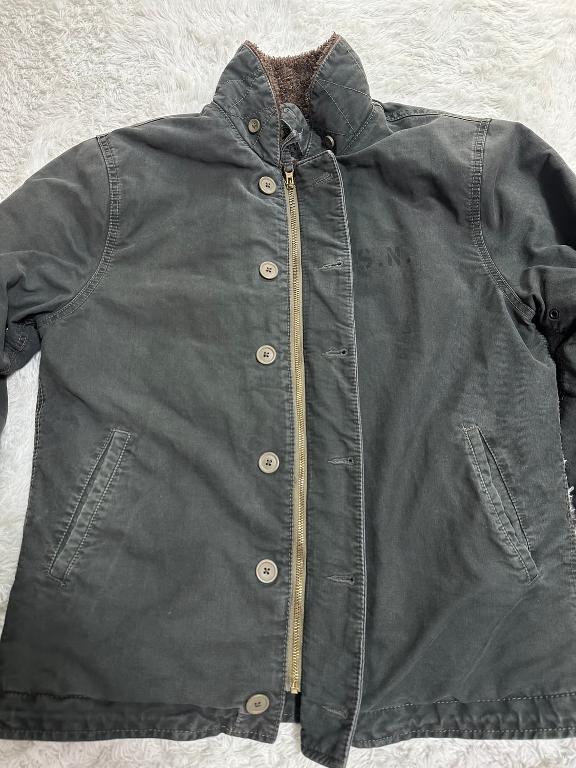 USN 덱자켓 스타일 양털 자켓 40 상품이미지4