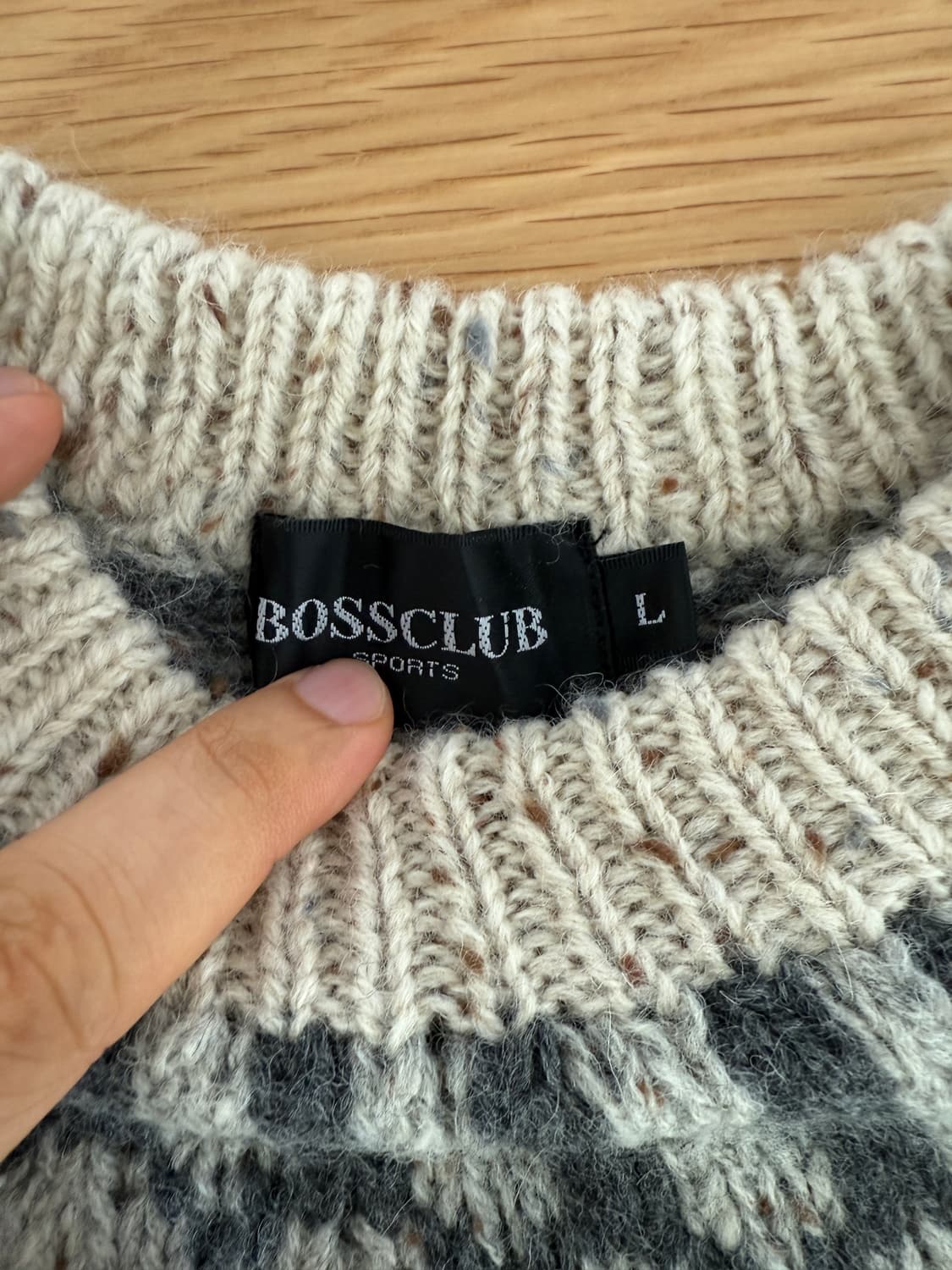 BOSSCLUB 헤비울 니트 상품이미지6
