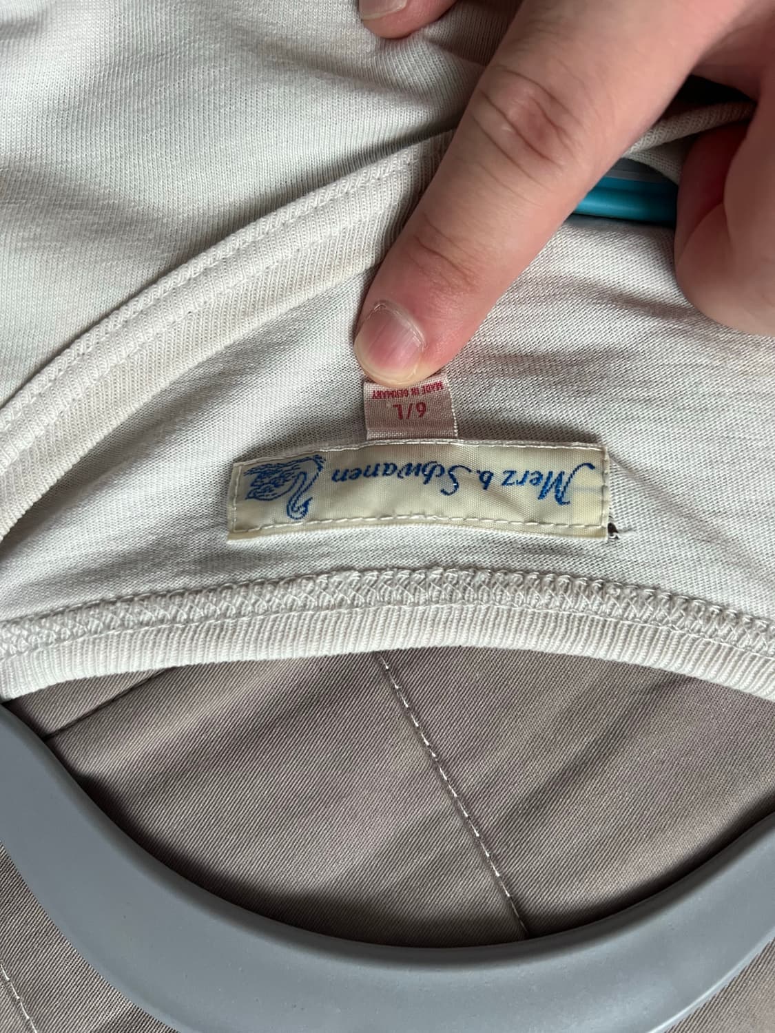 메르츠비슈넨 루프휠 티셔츠 L 상품이미지3