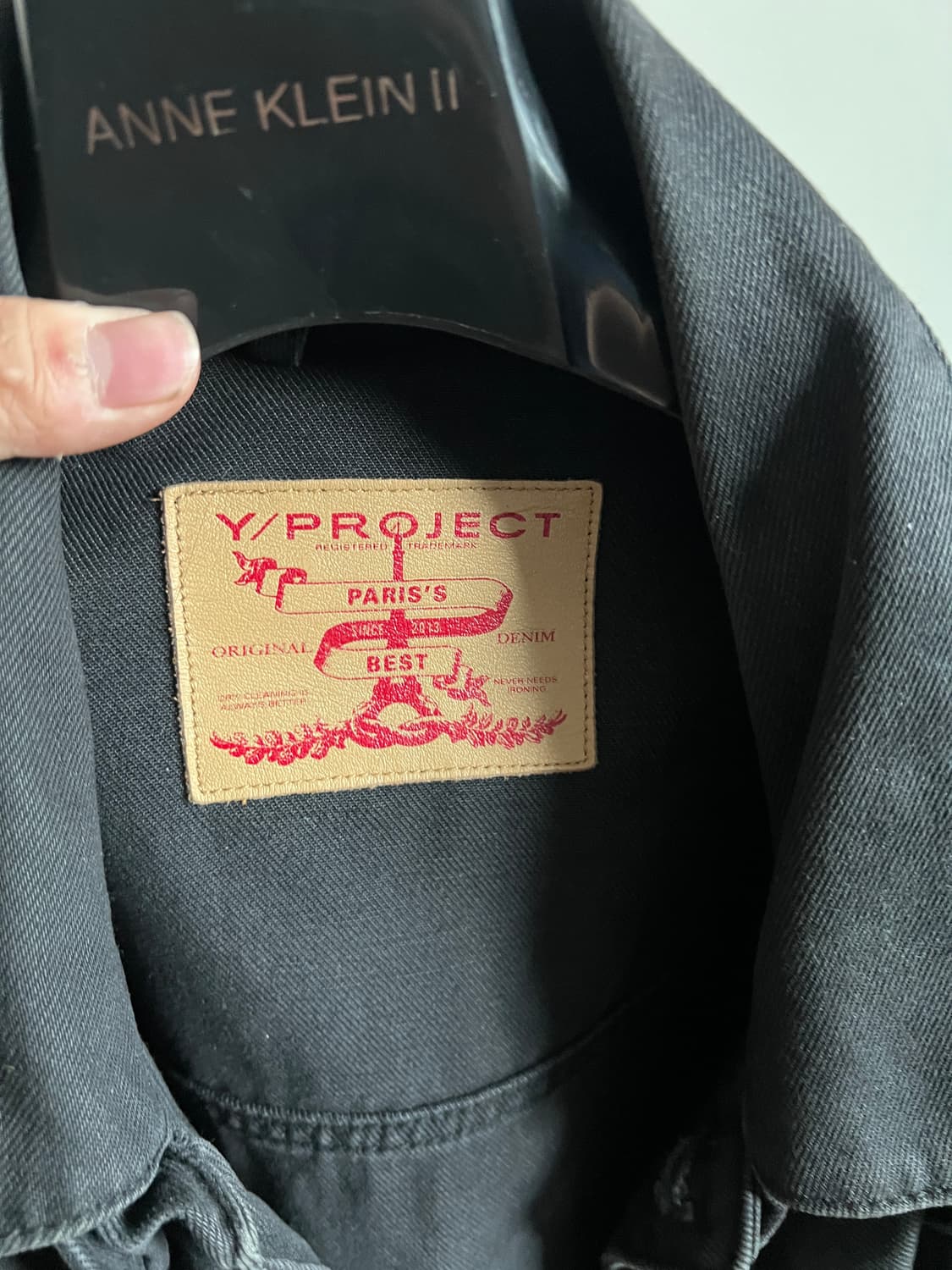 (급처) 와이프로젝트 팝오버 데님 자켓 S 상품이미지4