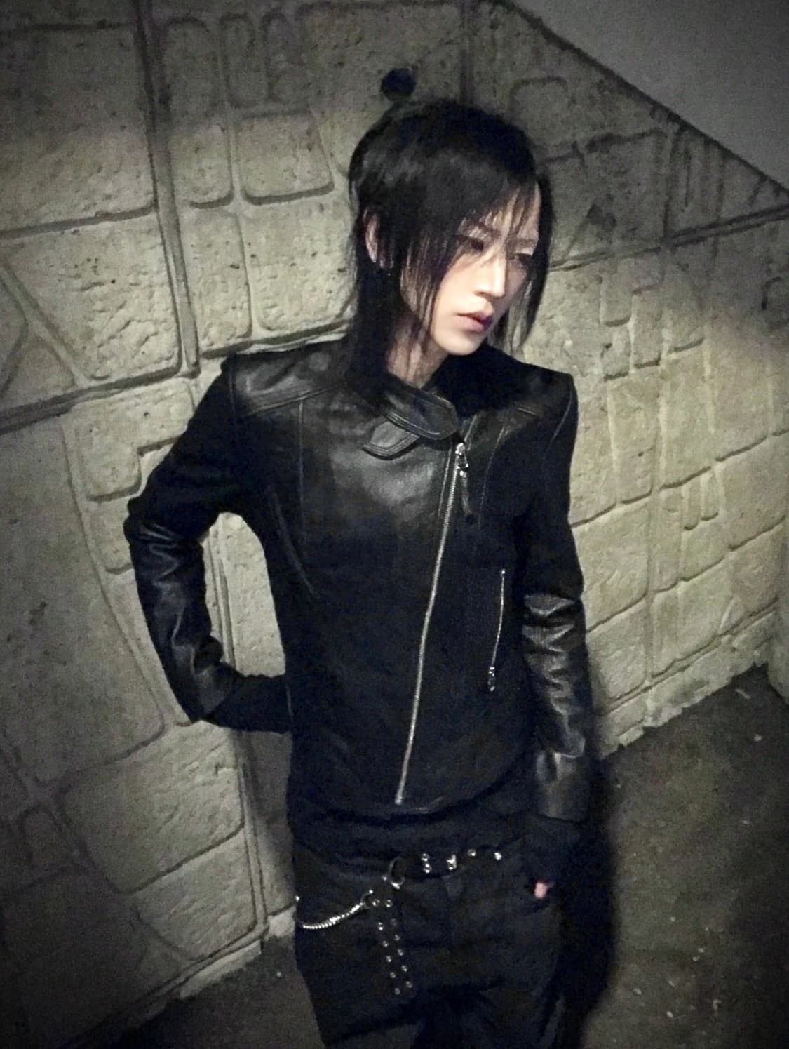 leather biker jacket 상품이미지8