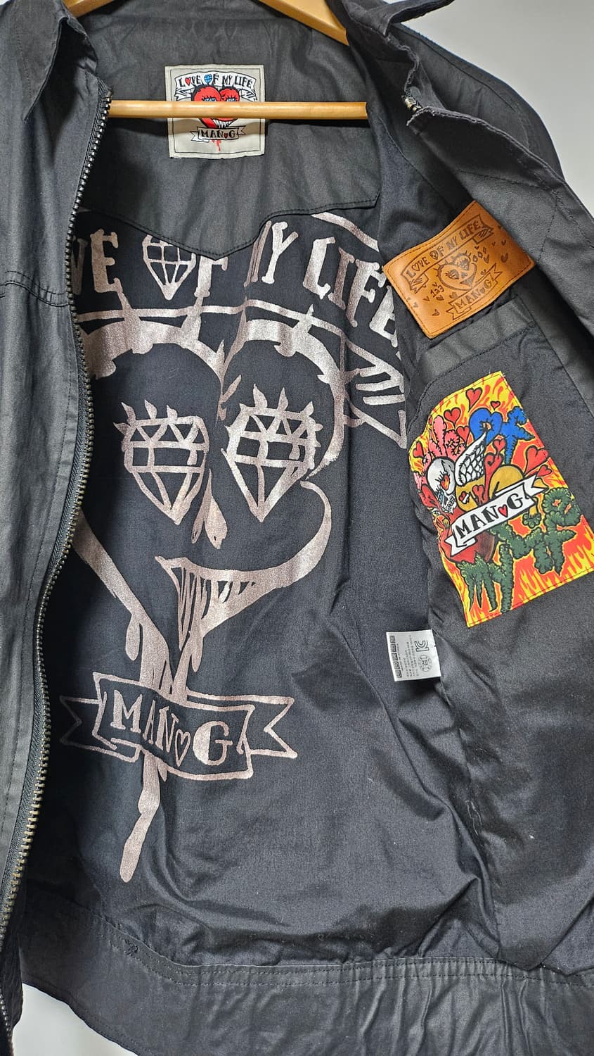 MAN.G 블랙 포인트 자켓 상품이미지2