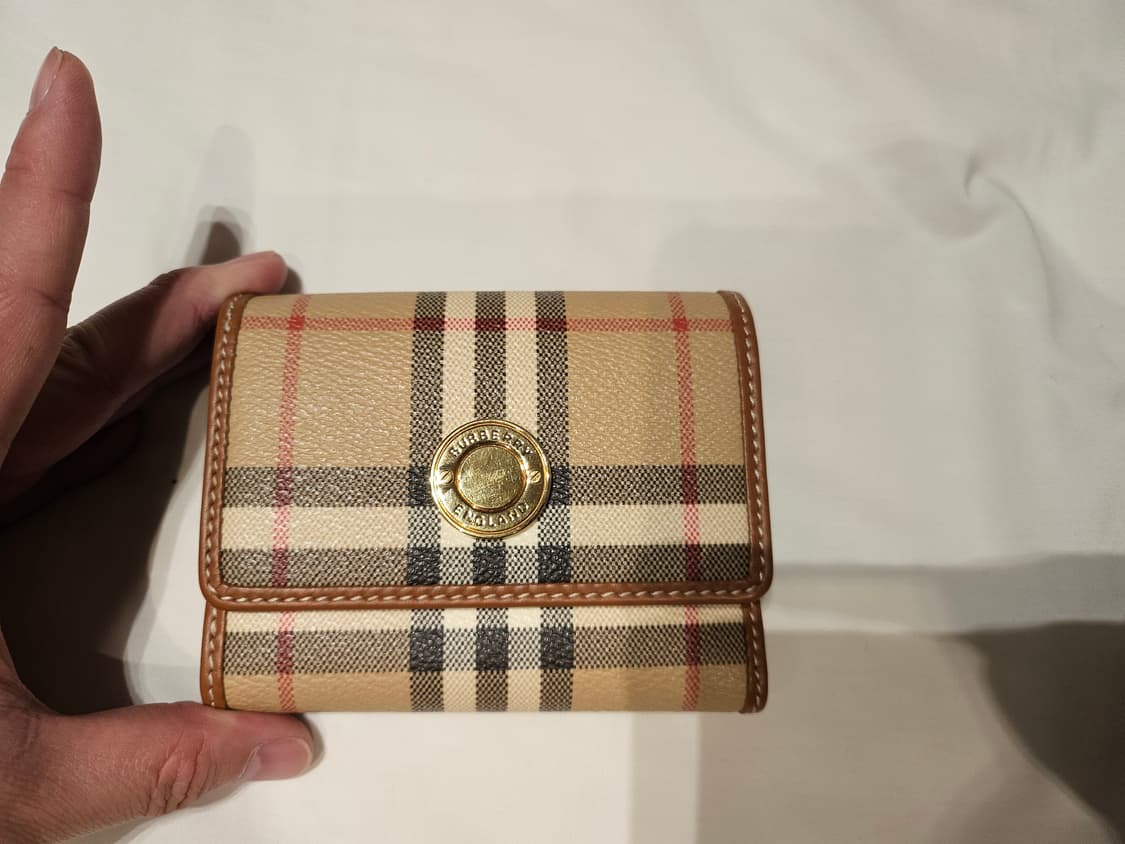버버리 체크 폴딩 반지갑 상품이미지2