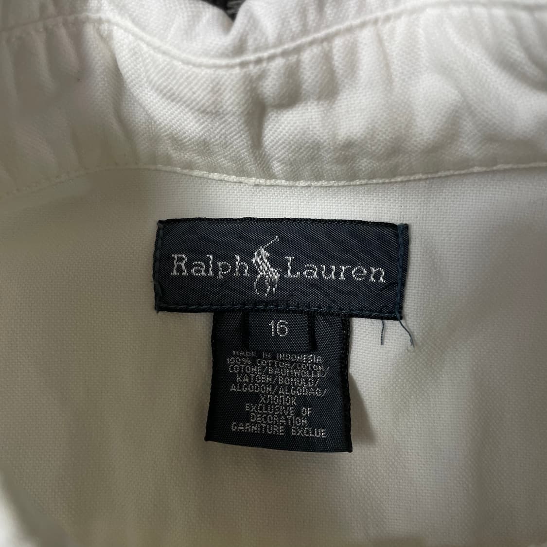 폴로랄프로렌 화이트 옥스포드 긴팔 셔츠 16 상품이미지4