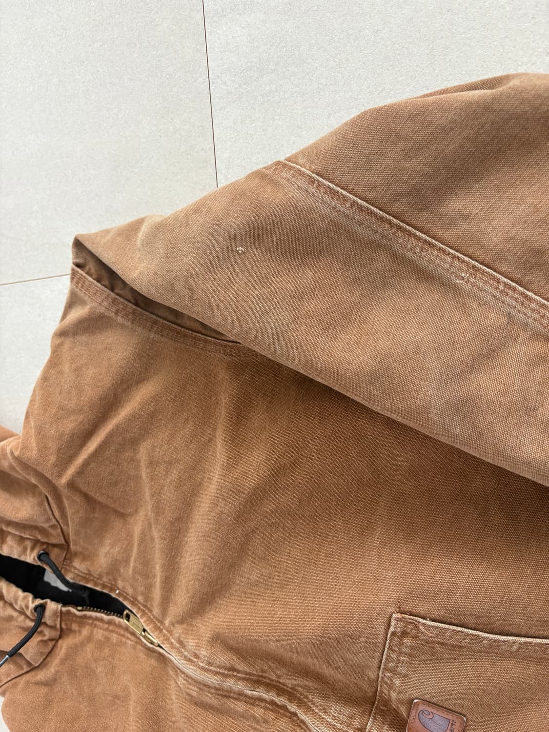 [XL] j130 211 칼하트 빈티지 엑티브 샌드스톤 브라운 상품이미지4