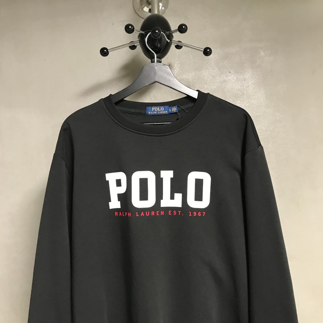 폴로 랄프로렌 맨투맨 블랙 L 상품이미지2