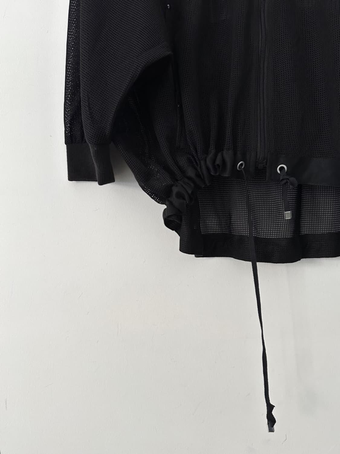 Net hoody zip up / black  상품이미지7