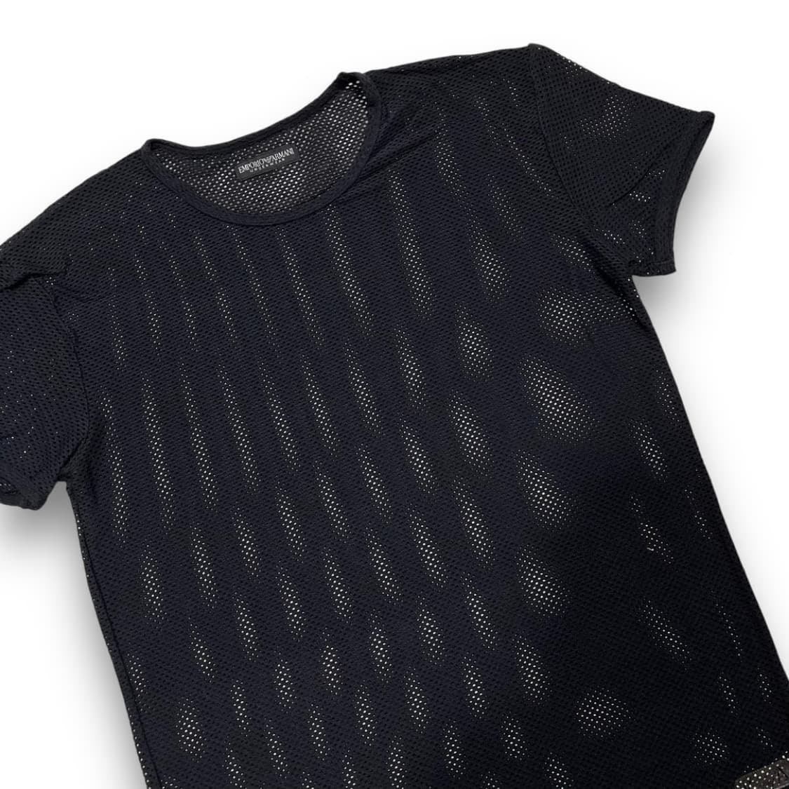 엠포리오 아르마니 락시크 메쉬 반팔 섹슈얼 반팔 티셔츠 상품이미지3
