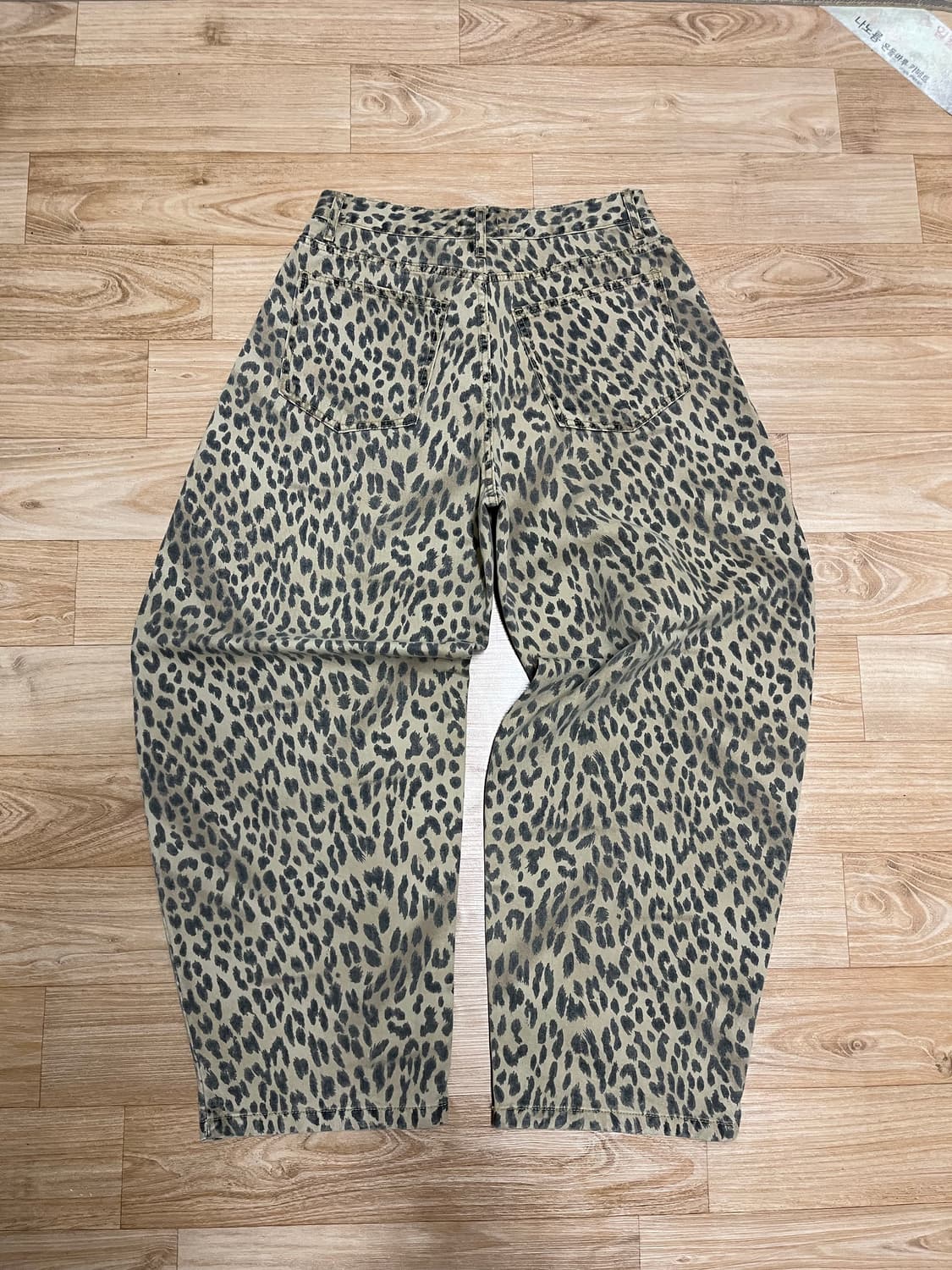 어썰트 레오파드 와이드 벌룬 팬츠 M 상품이미지4