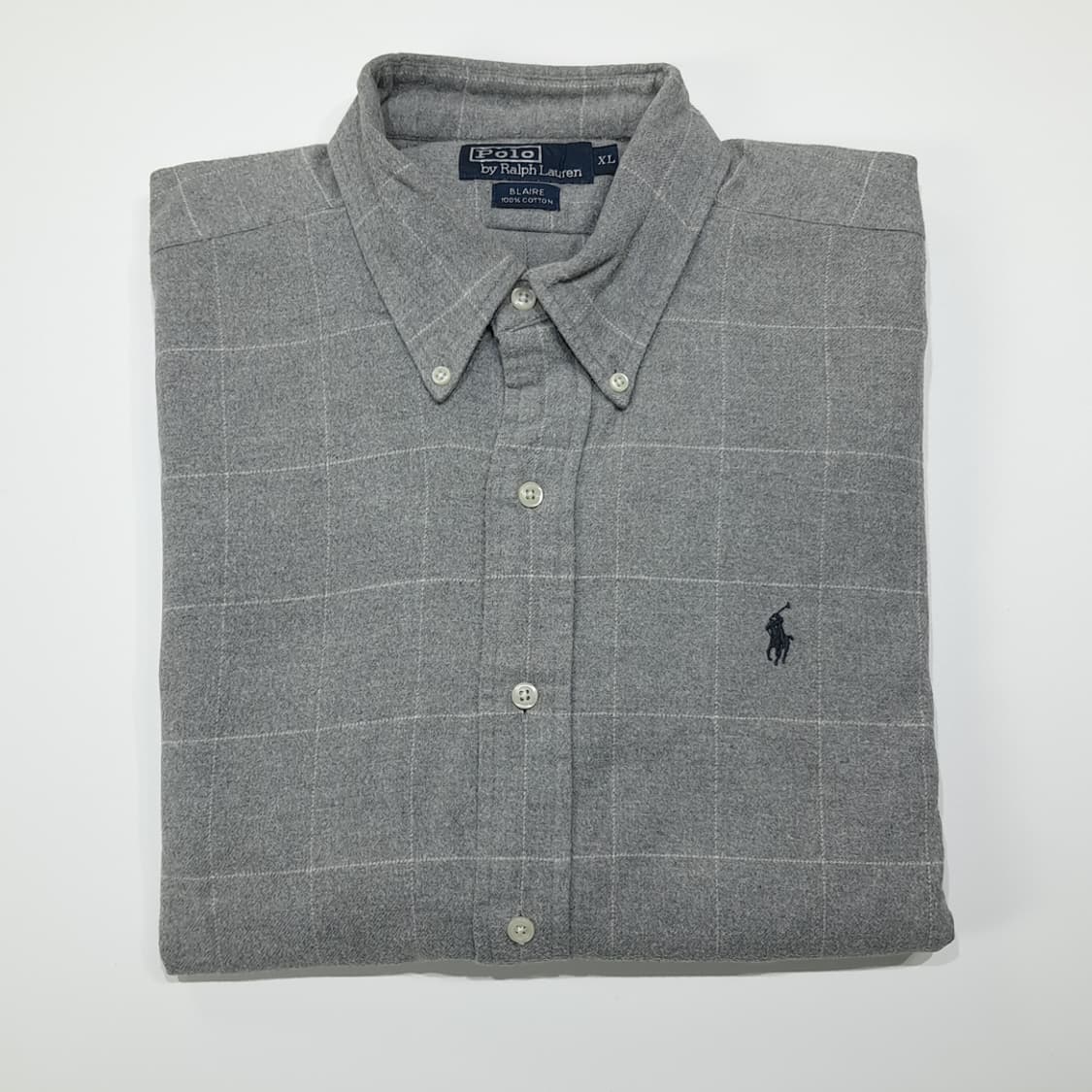 CL065 XL 폴로 랄프로렌 90s BLAIRE 핏 윈도우페인 체크  상품이미지7