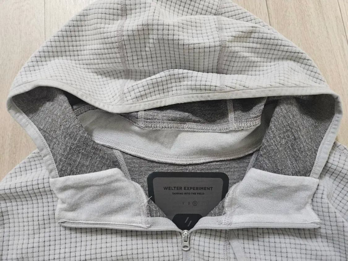 웰터 익스페리먼트 스퀘어 플리스 후드 화이트 xl 상품이미지6