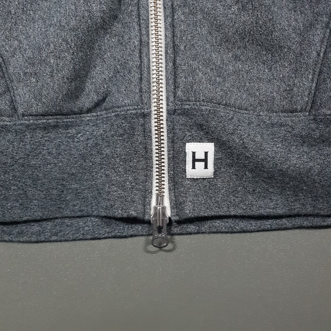 M (95) 헤리티지플로스 초판 후드집업 자켓 그레이 상품이미지7
