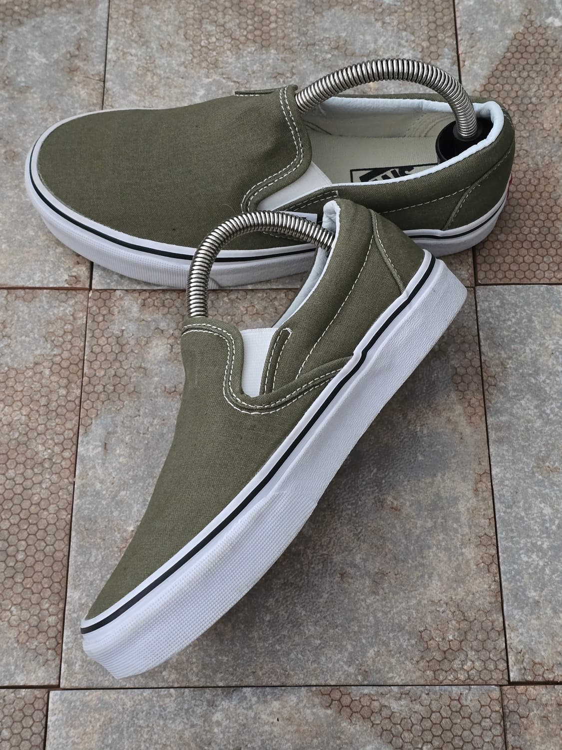 (230)반스 슬립온 카키  상품이미지6