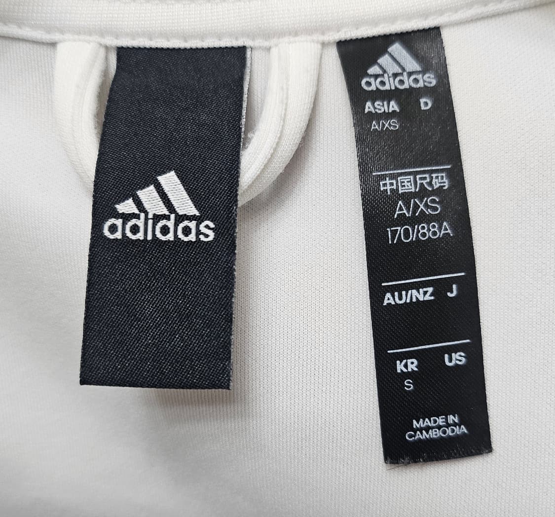 (90~95)S ☆초대장급☆ 아디다스 에센셜 3st [흰검] 트랙탑져지 상품이미지2