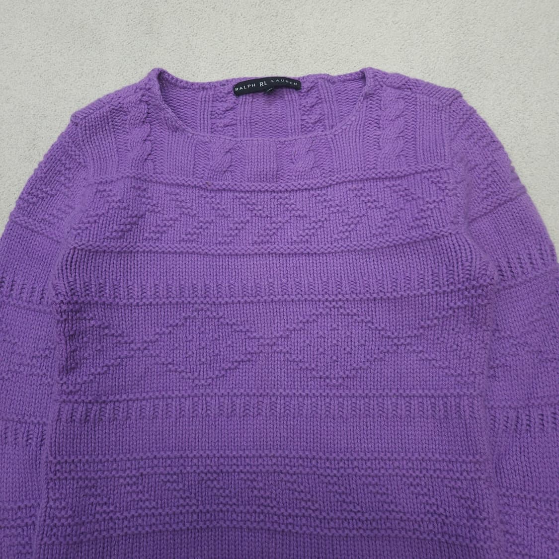 폴로 랄프 로렌 울 캐시미어 피셔맨 니트 상품이미지5