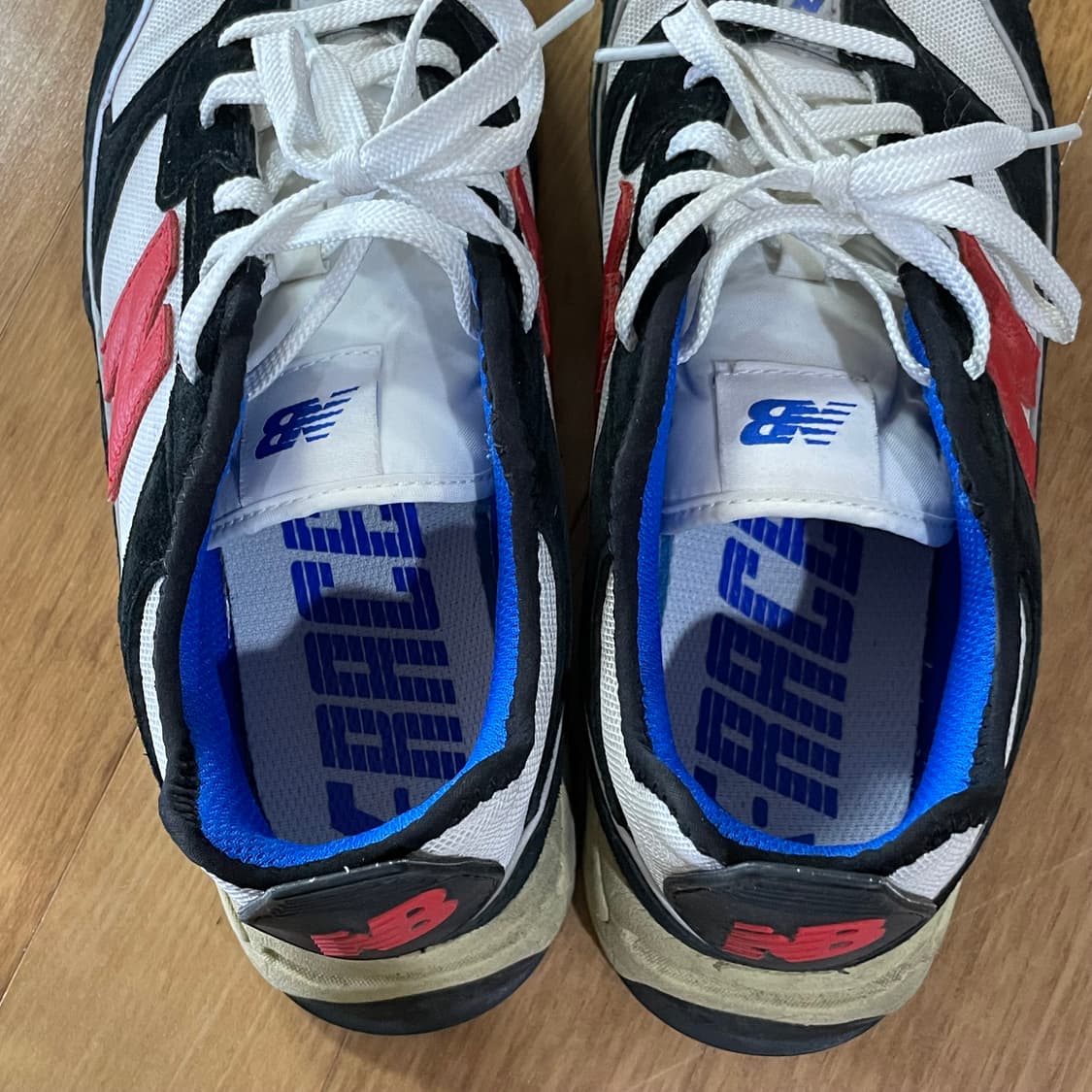 뉴발란스 X-레이서 블랙 레드 운동화 270 상품이미지7