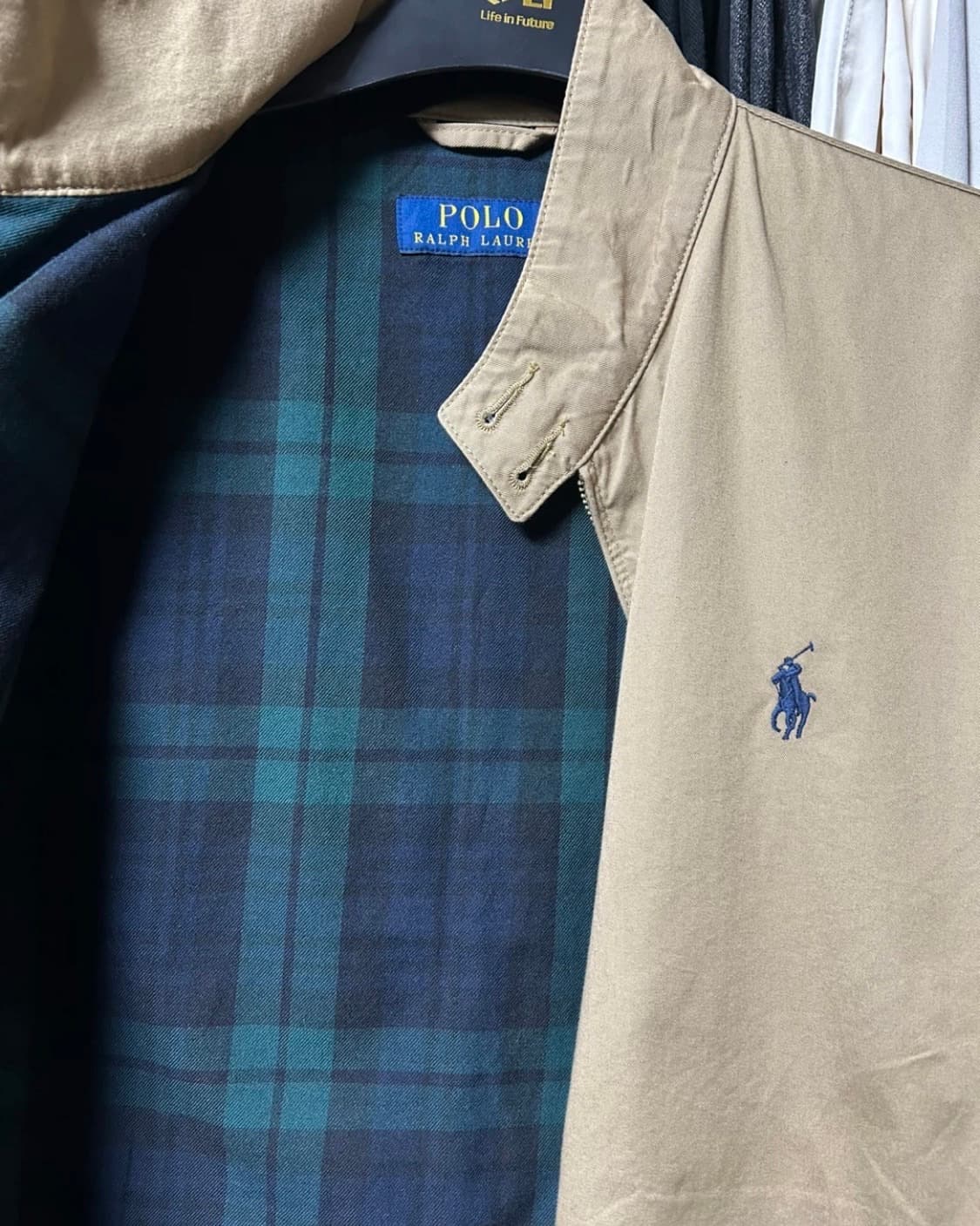폴로 랄프로렌 베이지 헤링턴 자켓 상품이미지2