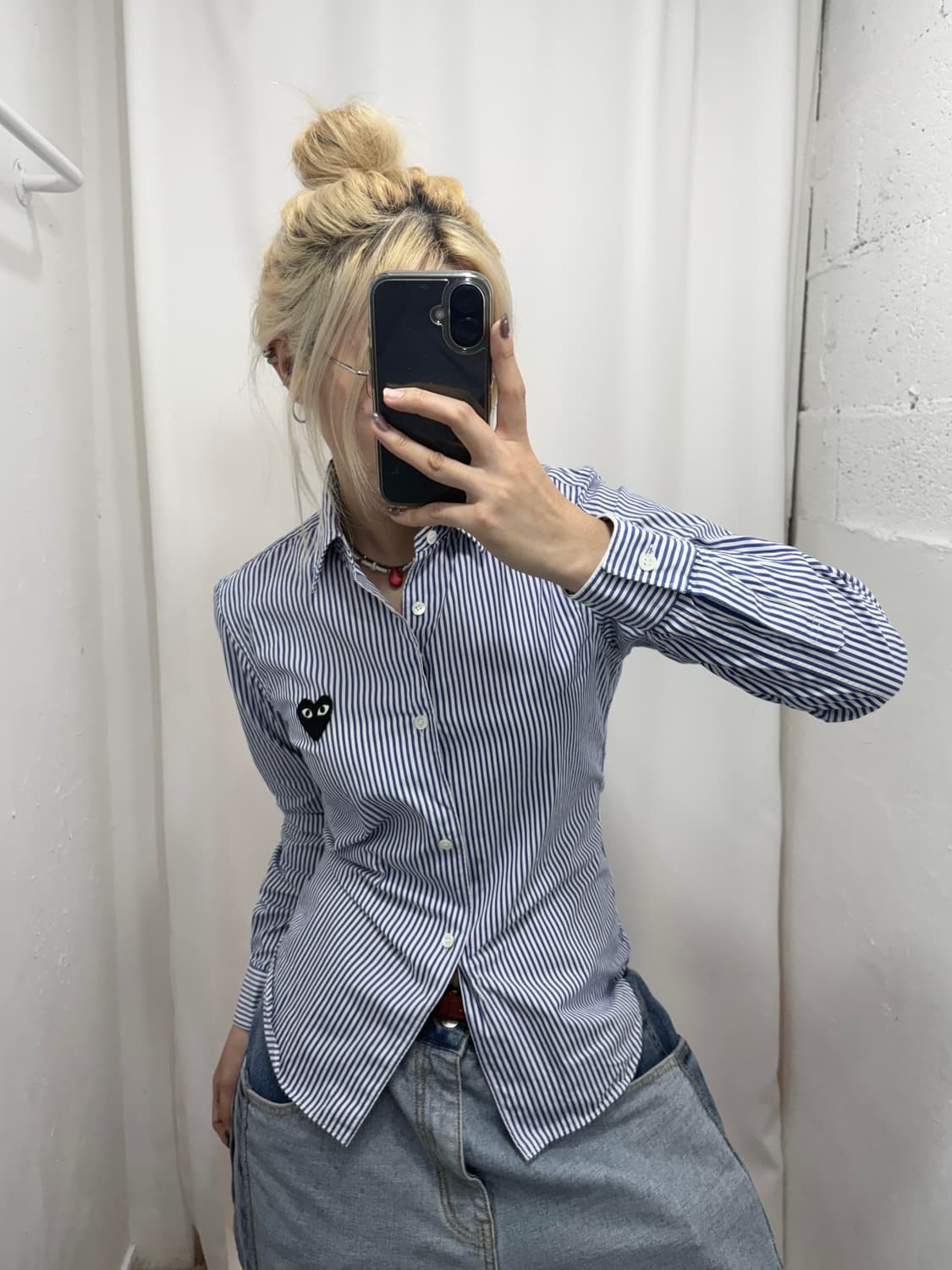 꼼데가르송 스트라이프 셔츠 상품이미지2