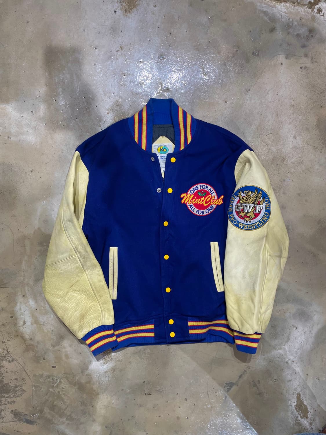 vintage Japanese varsity jacket 상품이미지1