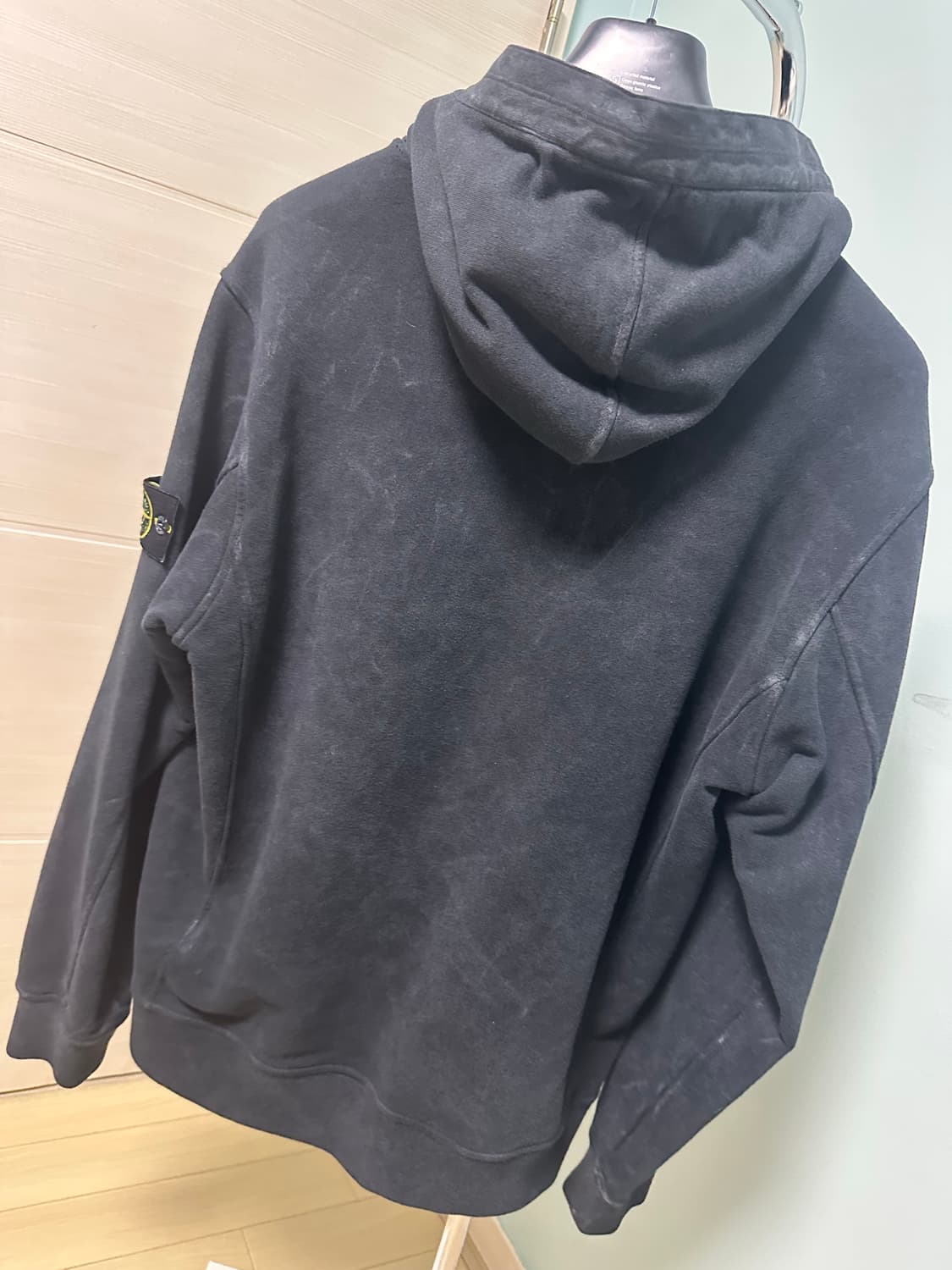 스톤아일랜드X슈프림 콜라보 후드 블랙 L 사이즈 상품이미지6