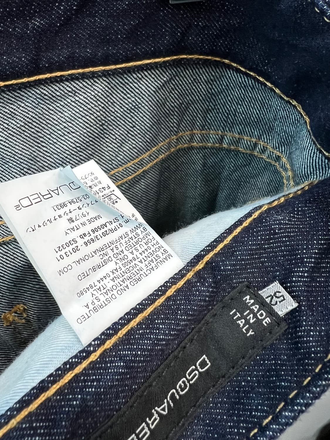 35) 디퀘 진청 메이플 슬림진 상품이미지6