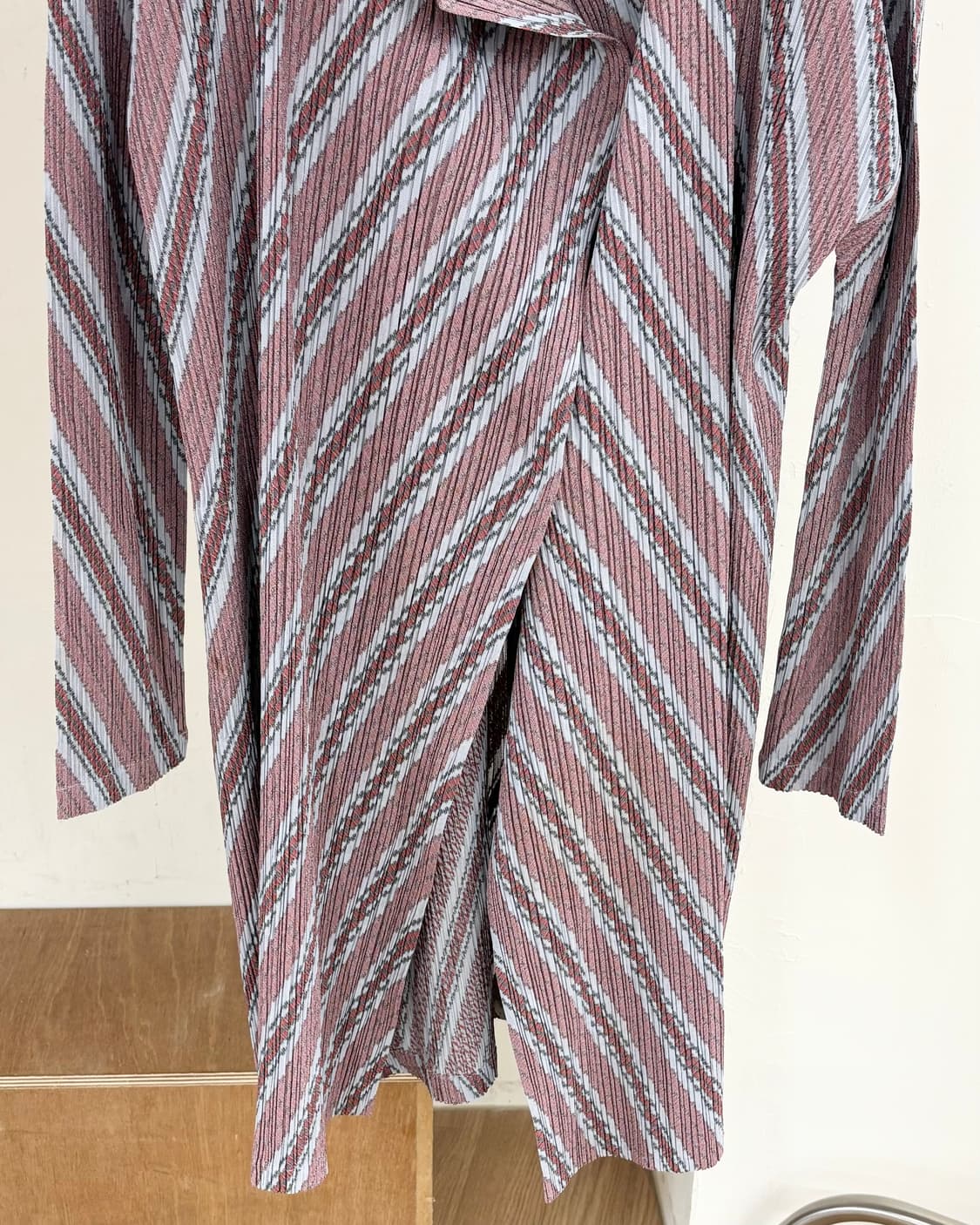 플리츠 플리즈 플리츠 숄 가디건 자켓 상품이미지5