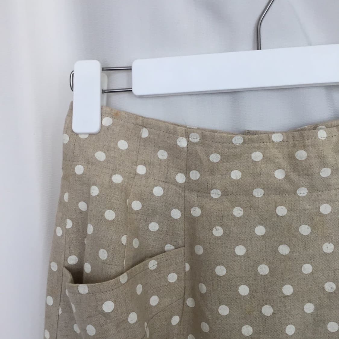 684. beige midi dot SK  상품이미지4