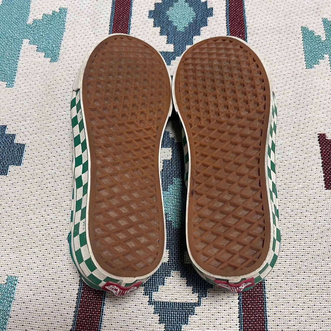 [265] Vans 반스 TM 사이드월 체커보드 슬립온 그린 상품이미지6