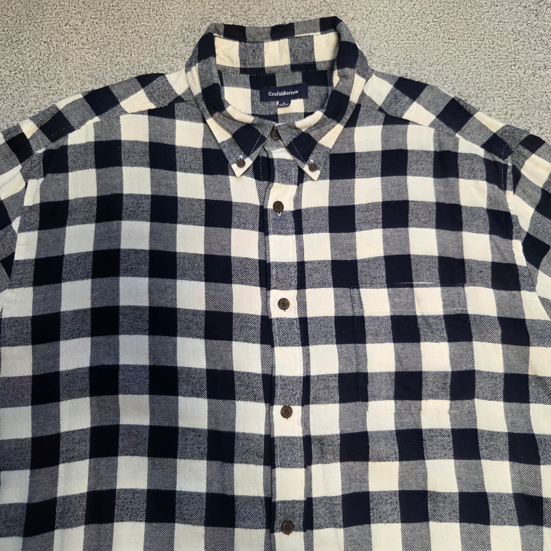 Croft&Barrow 플란넬 체크셔츠 XL(105) 상품이미지2