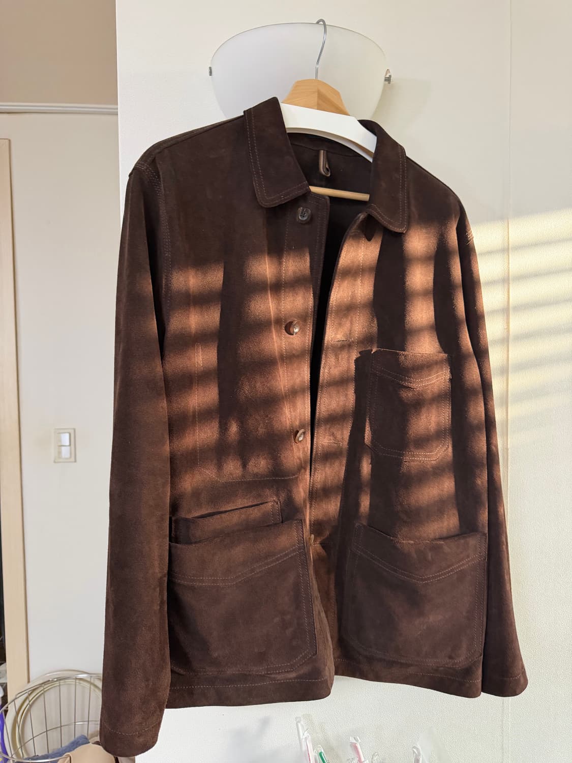 드레익스 / 스웨이드 초어 42사이즈 / 다크브라운 상품이미지1