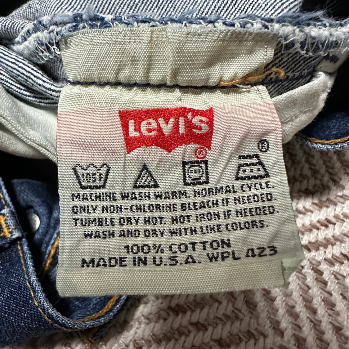 LEVI'S 501 90's usa made women jeans 상품이미지5