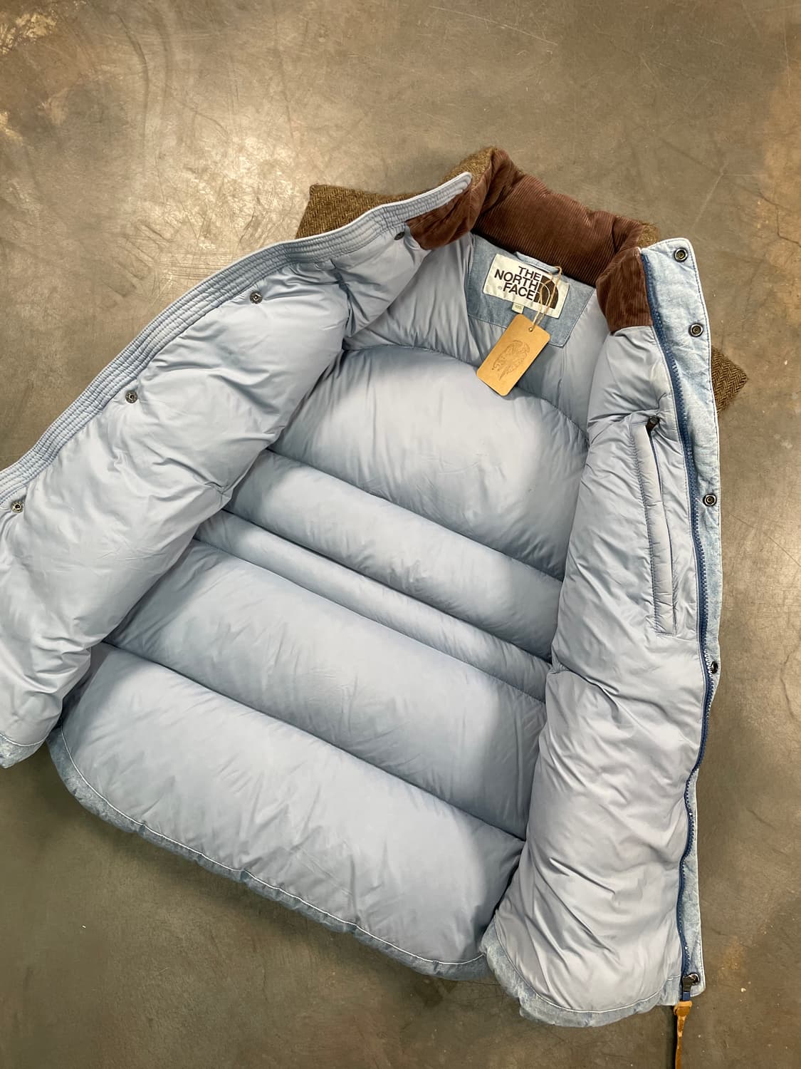 노스페이스 데님 패딩조끼 상품이미지5