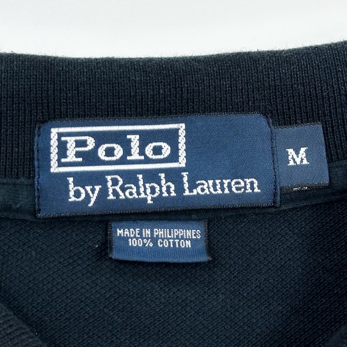 폴로 랄프로렌 포니 블랙 카라 긴팔티셔츠 (M) 상품이미지5