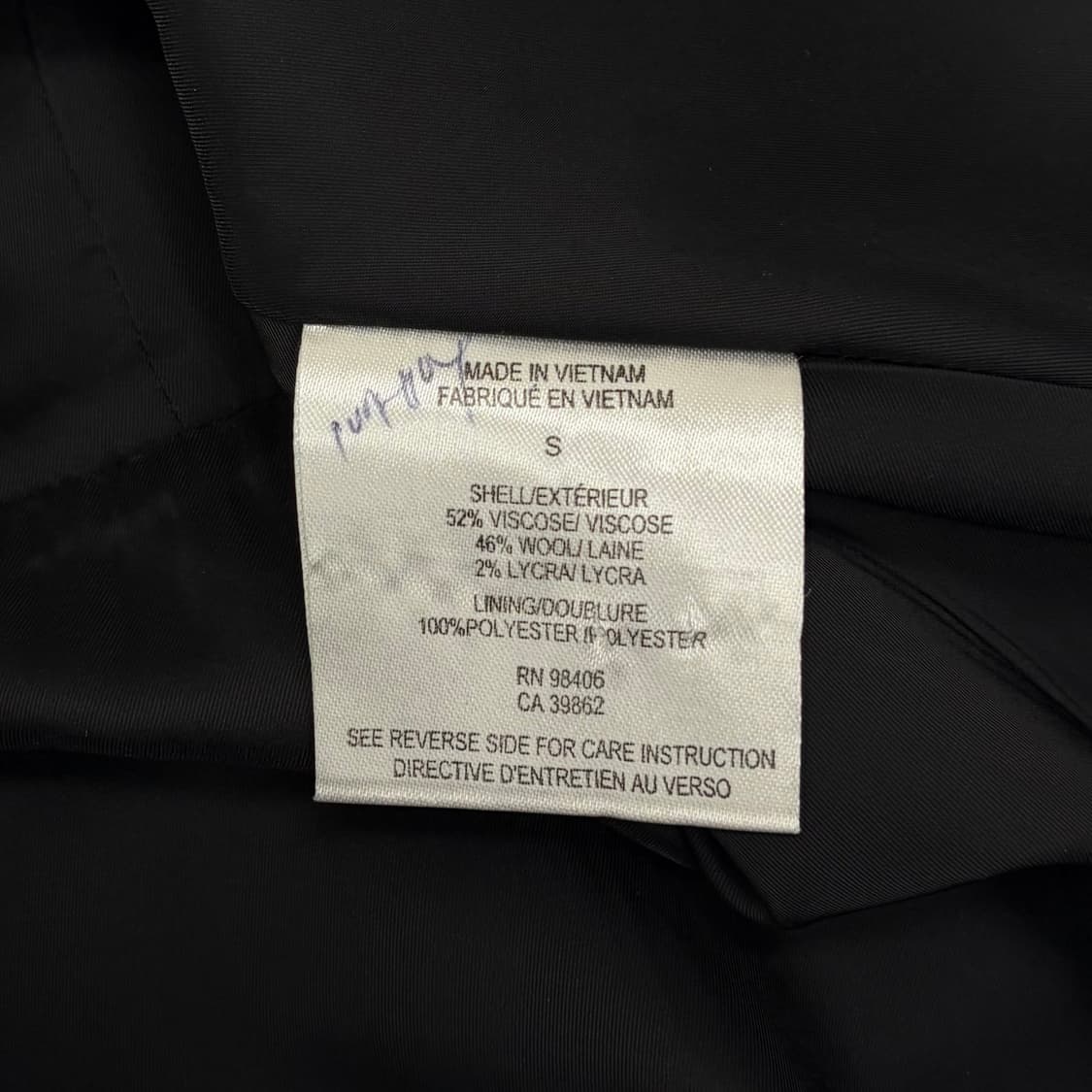 Theory 띠어리 블랙 페플럼 반팔 블라우스 상품이미지4