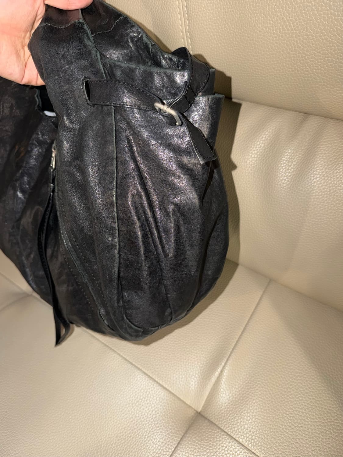 side buckle zipper point shoulder bag 상품이미지2