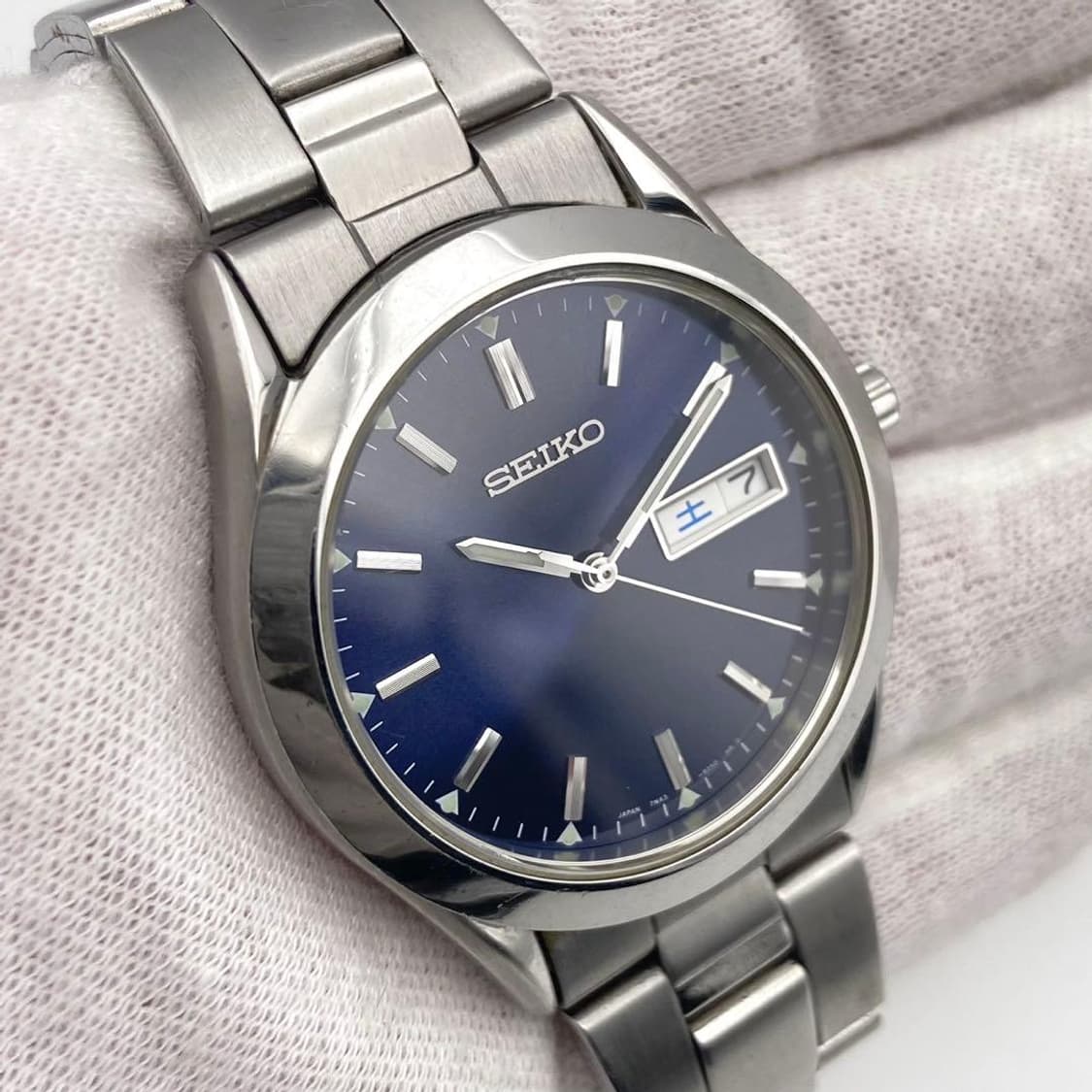 SEIKO 세이코 빈티지 시계 청판 데이데이트 상품이미지2