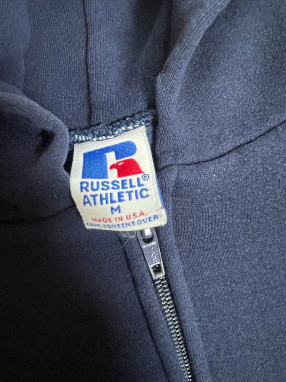 러셀 후드집업 90s 네이비 상품이미지3