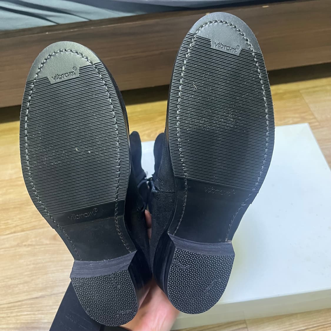 Unused 언유즈드 블랙 스웨이드 웨스턴 부츠 230사이즈 상품이미지8